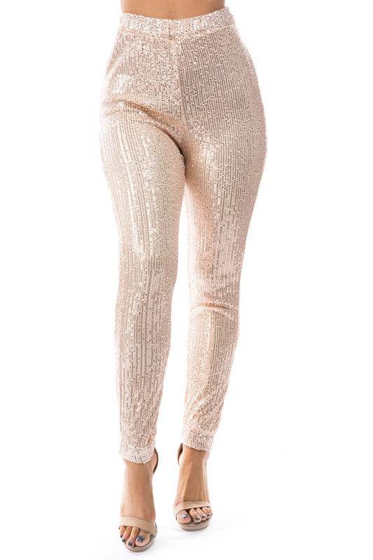 SEXY SEQUIN CASUAL PANTS - Shop Style & More | Fresh Looks, Everyday Deals & Free Shipping