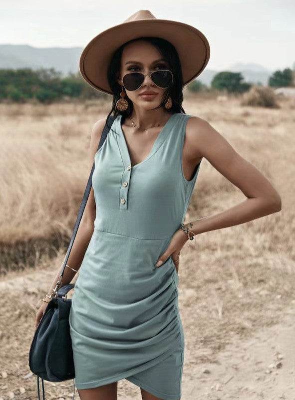 Twisted scrunch dress - Shop Style & More | Fresh Looks, Everyday Deals & Free Shipping