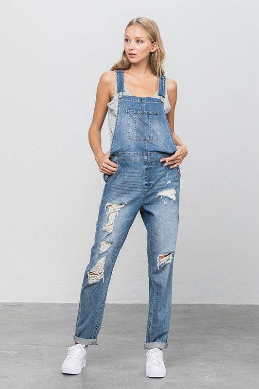 HEAVY BODY PREMIUM DESTROY OVERALLS - Shop Style & More | Fresh Looks, Everyday Deals & Free Shipping