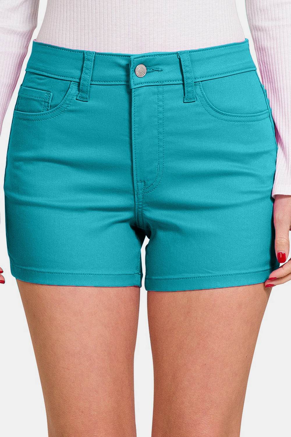 Zenana High Waist Denim Shorts - Shop Style & More | Fresh Looks, Everyday Deals & Free Shipping