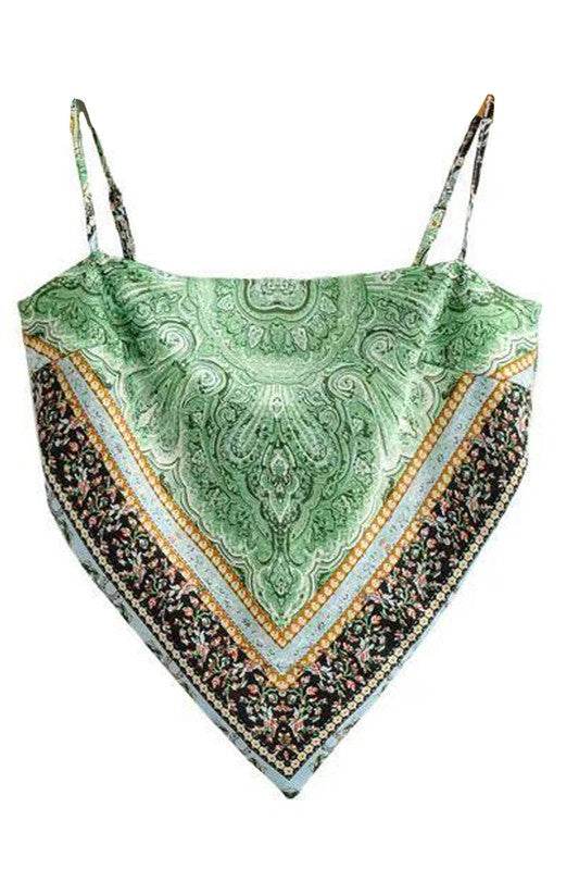 Cropped scarf tank top - Shop Style & More | Fresh Looks, Everyday Deals & Free Shipping