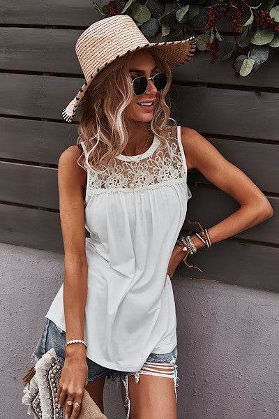 Lace Tank top - Shop Style & More | Fresh Looks, Everyday Deals & Free Shipping