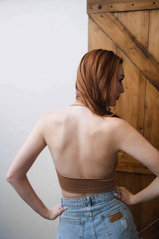 Solid Padded Halter Bralette - Shop Style & More | Fresh Looks, Everyday Deals & Free Shipping