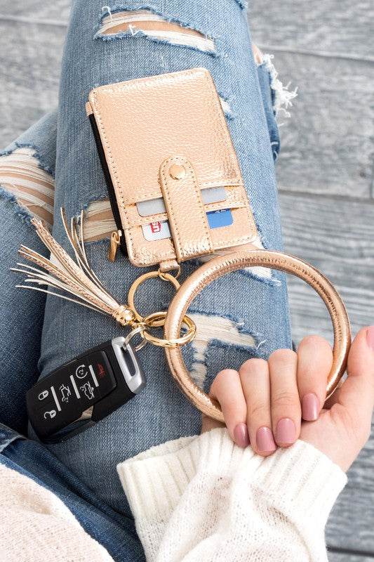 Key Ring Wallet Bracelet ID Zip Up - Shop Style & More | Fresh Looks, Everyday Deals & Free Shipping