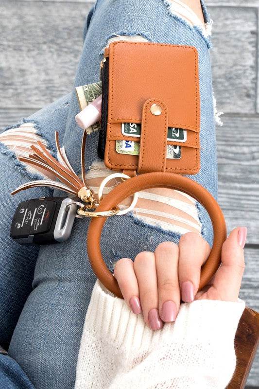 Key Ring Wallet Bracelet ID Zip Up - Shop Style & More | Fresh Looks, Everyday Deals & Free Shipping