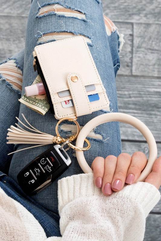 Key Ring Wallet Bracelet ID Zip Up - Shop Style & More | Fresh Looks, Everyday Deals & Free Shipping