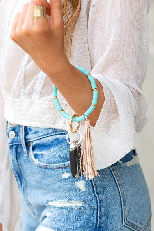Boho Key Ring Bracelet - Shop Style & More | Fresh Looks, Everyday Deals & Free Shipping