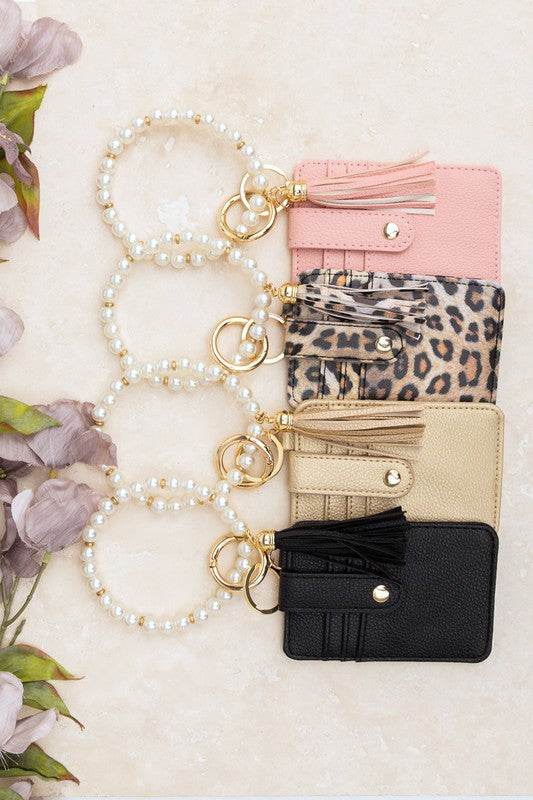 Pearl Key Ring Wallet Bracelet - Shop Style & More | Fresh Looks, Everyday Deals & Free Shipping