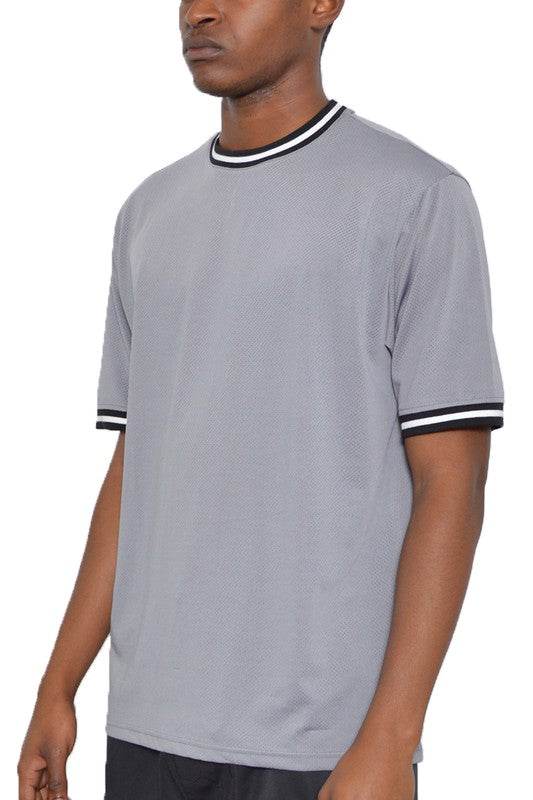 Micromesh Round Neck Tshirt - Shop Style & More | Fresh Looks, Everyday Deals & Free Shipping