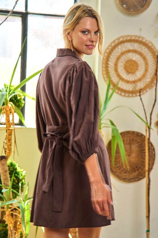 Half sleeve belted dress - Shop Style & More | Fresh Looks, Everyday Deals & Free Shipping