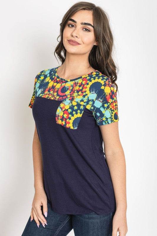 Medallion Front Pocket Tunic - Shop Style & More | Fresh Looks, Everyday Deals & Free Shipping