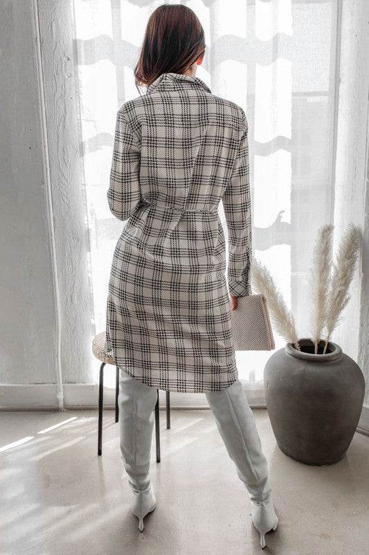 Rodeo Plaid Print Button Shirt Midi Dress - Shop Style & More | Fresh Looks, Everyday Deals & Free Shipping