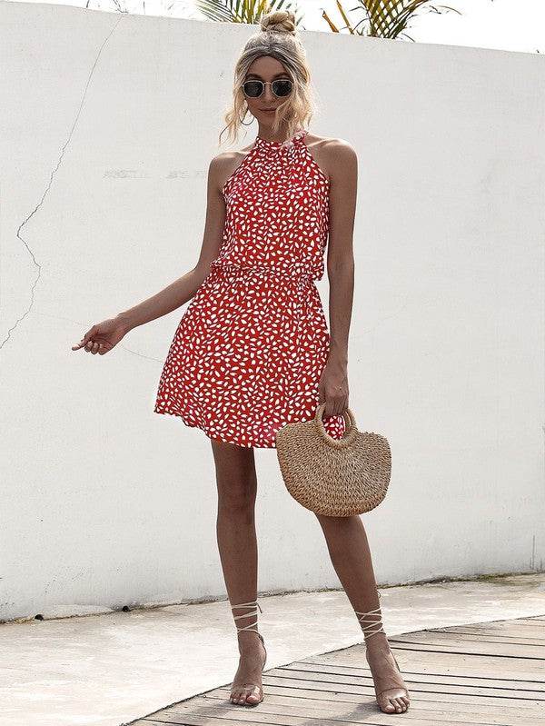 Halter Tie Back Dress - Shop Style & More | Fresh Looks, Everyday Deals & Free Shipping