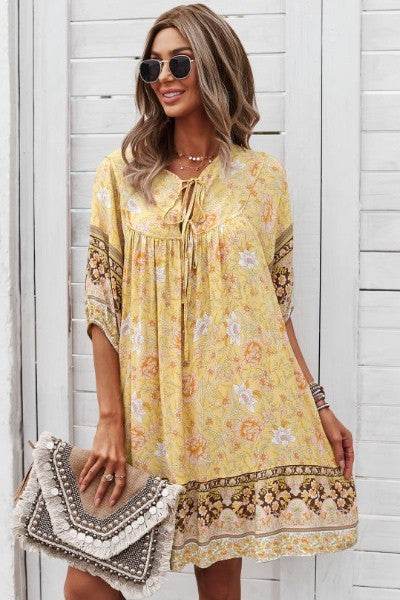Floral babydoll shift dress - Shop Style & More | Fresh Looks, Everyday Deals & Free Shipping