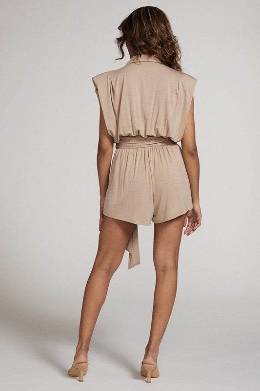 Shoulder pad romper - Shop Style & More | Fresh Looks, Everyday Deals & Free Shipping