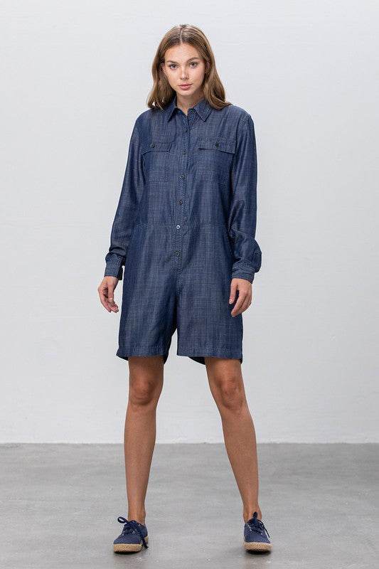 Tencel Short Jumpsuit - Shop Style & More | Fresh Looks, Everyday Deals & Free Shipping