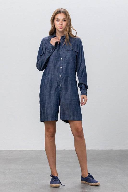 Tencel Short Jumpsuit - Shop Style & More | Fresh Looks, Everyday Deals & Free Shipping