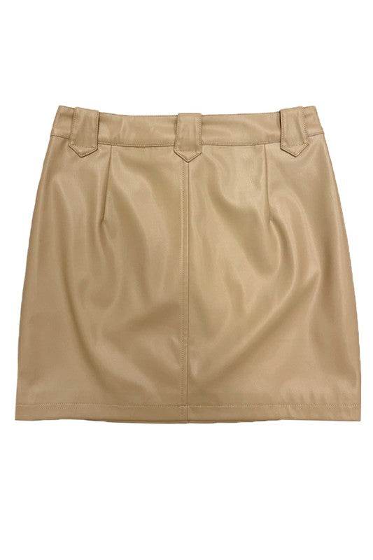 Western contrast pleather mini skirt - Shop Style & More | Fresh Looks, Everyday Deals & Free Shipping