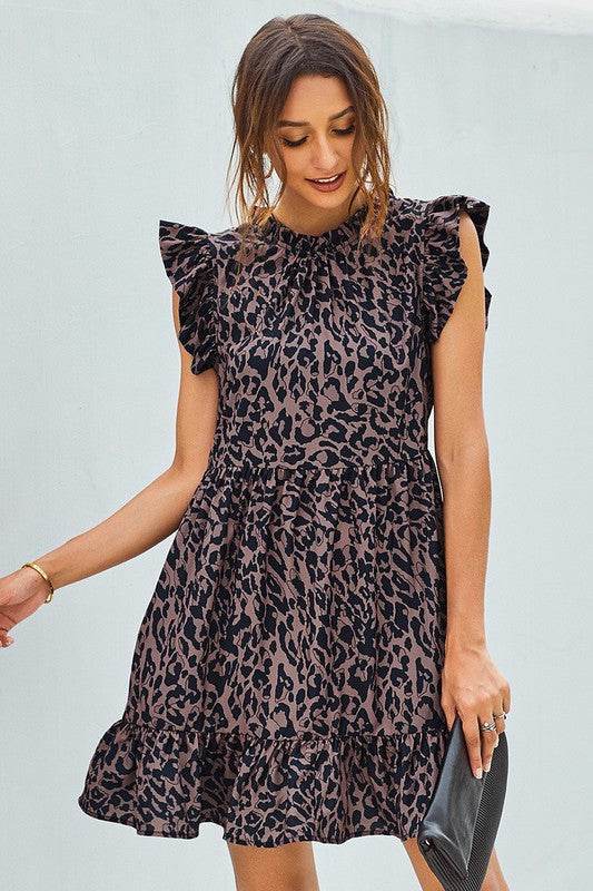 Floral ruffled short dress - Shop Style & More | Fresh Looks, Everyday Deals & Free Shipping