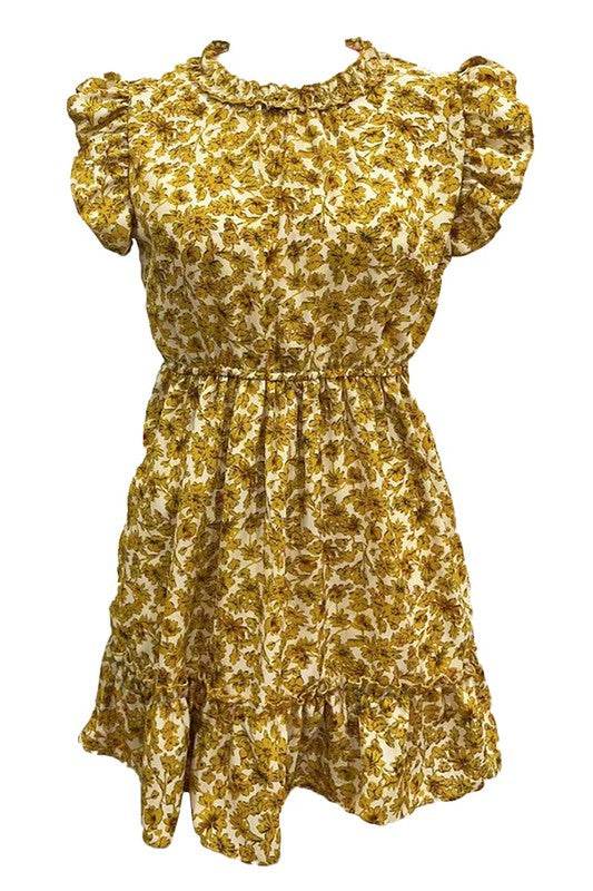 Floral ruffled short dress - Shop Style & More | Fresh Looks, Everyday Deals & Free Shipping