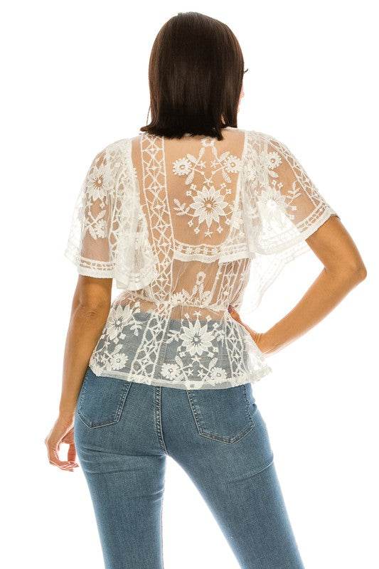 Lace White Top - Shop Style & More | Fresh Looks, Everyday Deals & Free Shipping