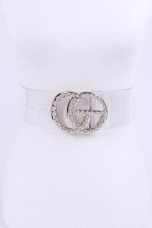 Crystal Logo Clear PVC Belt - Shop Style & More | Fresh Looks, Everyday Deals & Free Shipping