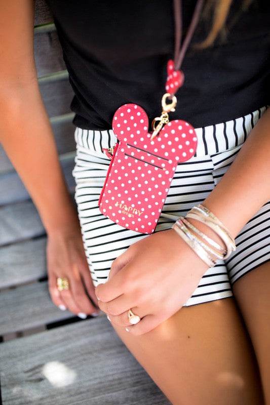 Mouse Lanyard Ticket Credit Card Holder Wallet - Shop Style & More | Fresh Looks, Everyday Deals & Free Shipping