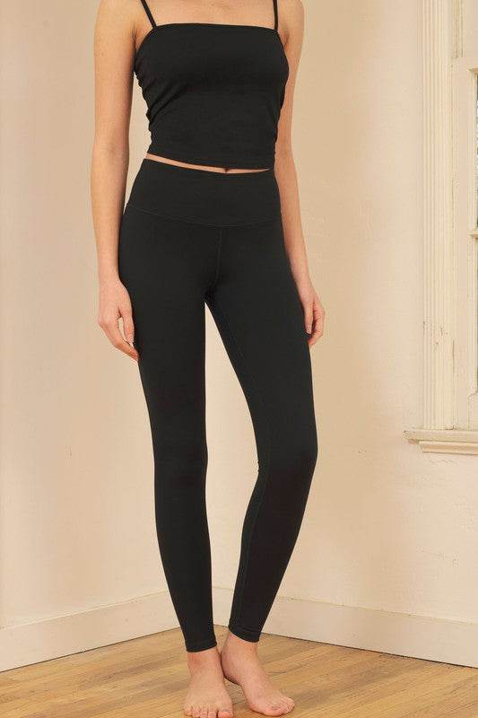 Brushed Nylon High Rise Legging - Shop Style & More | Fresh Looks, Everyday Deals & Free Shipping