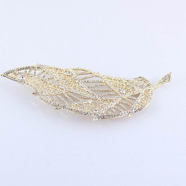 SCARF CHARM LEAF BROOCH - Shop Style & More | Fresh Looks, Everyday Deals & Free Shipping