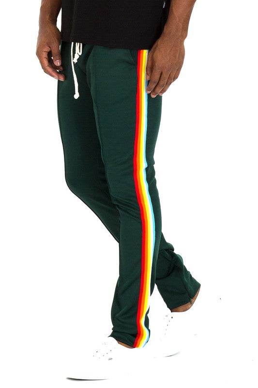 RAINBOW TAPE TRACK PANTS - Shop Style & More | Fresh Looks, Everyday Deals & Free Shipping