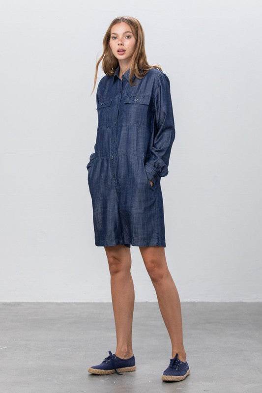 TENCEL SHORT JUMPSUIT - Shop Style & More | Fresh Looks, Everyday Deals & Free Shipping