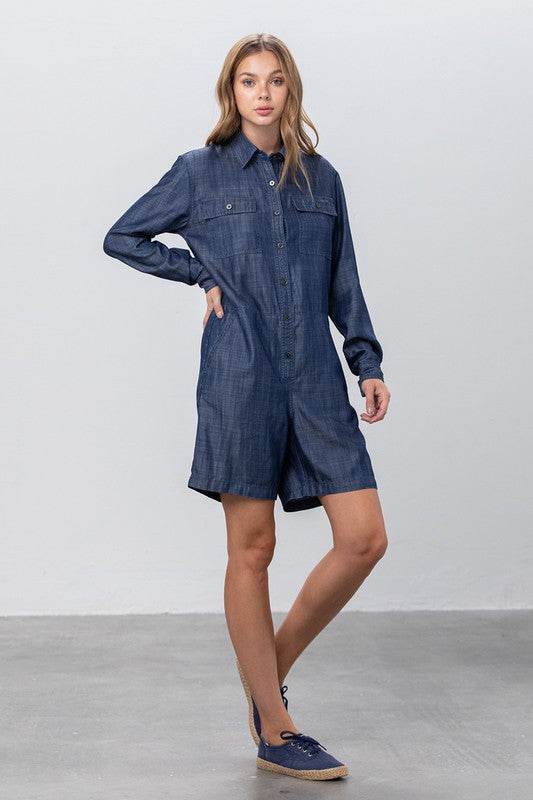 TENCEL SHORT JUMPSUIT - Shop Style & More | Fresh Looks, Everyday Deals & Free Shipping