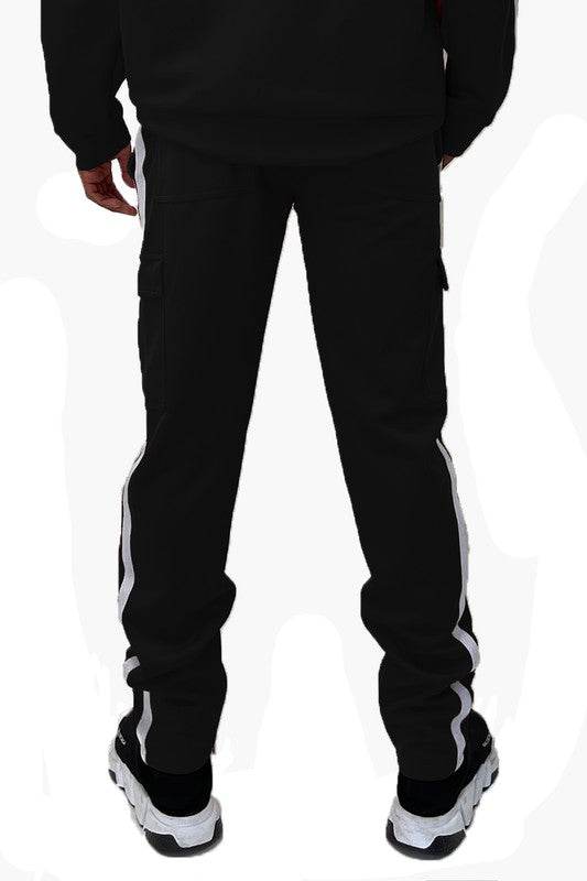 Two Stripe Cargo Pouch Track Pants - Shop Style & More | Fresh Looks, Everyday Deals & Free Shipping