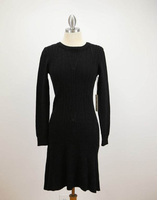Sexy Cable and Ribbed Knit Stretch Sweater Dress - Shop Style & More | Fresh Looks, Everyday Deals & Free Shipping