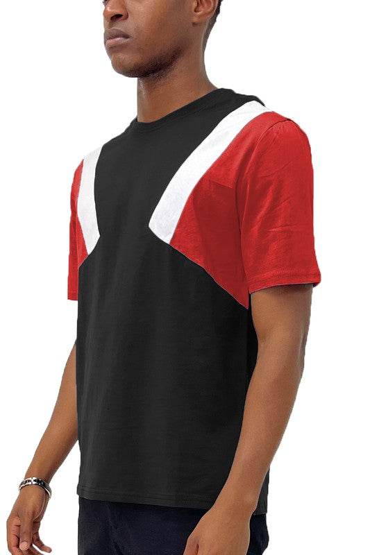 Color Block Short Sleeve Tshirt - Shop Style & More | Fresh Looks, Everyday Deals & Free Shipping