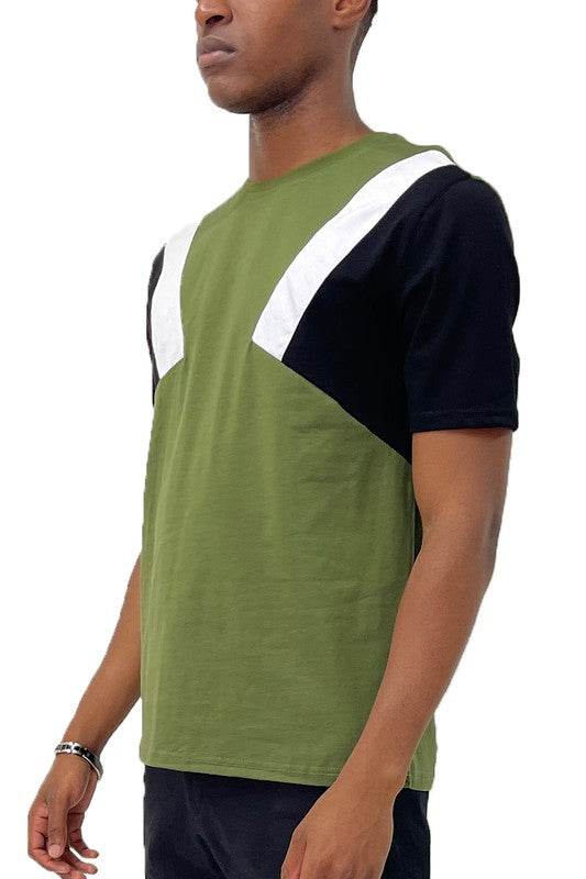 Color Block Short Sleeve Tshirt - Shop Style & More | Fresh Looks, Everyday Deals & Free Shipping