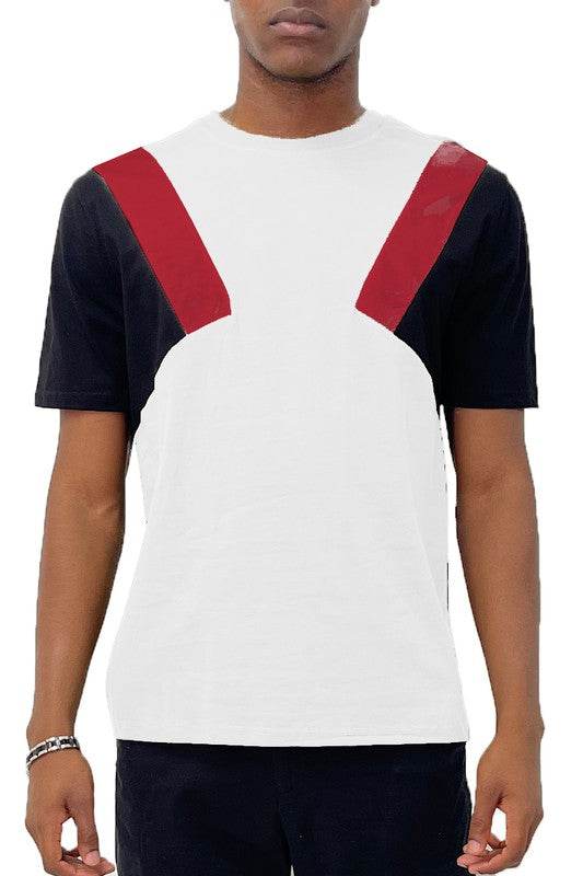 Color Block Short Sleeve Tshirt - Shop Style & More | Fresh Looks, Everyday Deals & Free Shipping