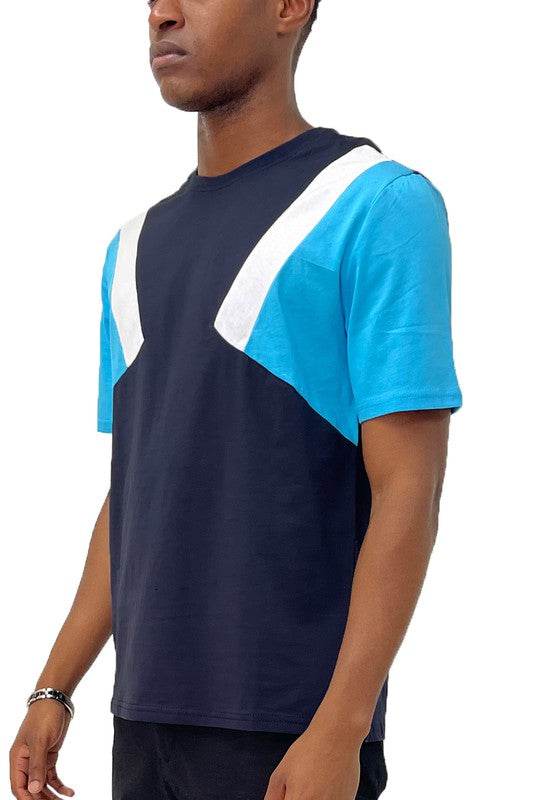 Color Block Short Sleeve Tshirt - Shop Style & More | Fresh Looks, Everyday Deals & Free Shipping