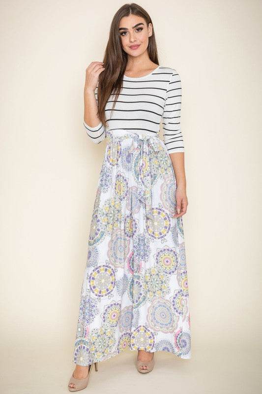 Sash Maxi Dress With Pockets - Shop Style & More | Fresh Looks, Everyday Deals & Free Shipping