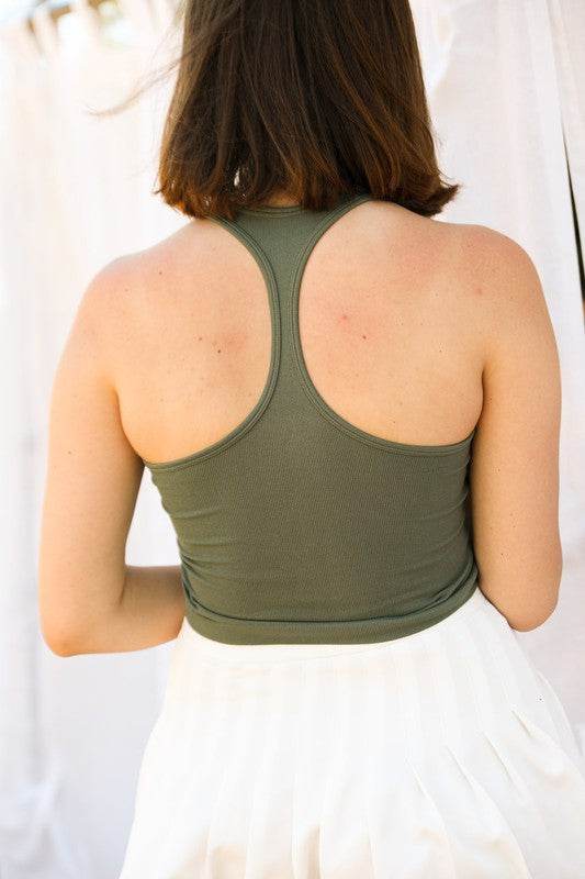High Neck Racerback Brami Top - Shop Style & More | Fresh Looks, Everyday Deals & Free Shipping