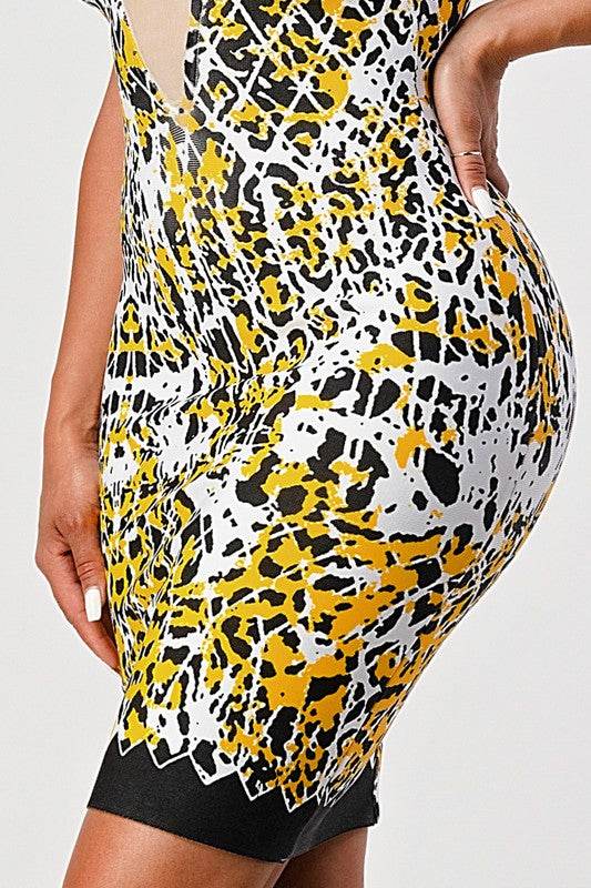 ANIMAL PRINTED BANDAGE DRESS - Shop Style & More | Fresh Looks, Everyday Deals & Free Shipping