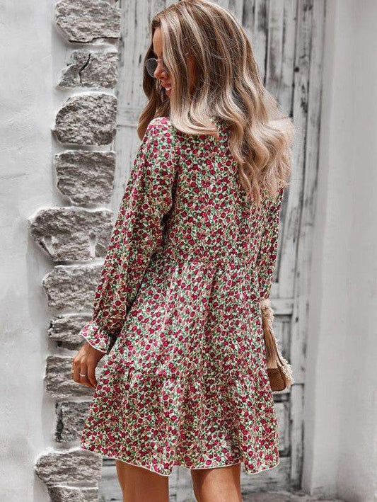 Long sleeve floral printed dress - Shop Style & More | Fresh Looks, Everyday Deals & Free Shipping