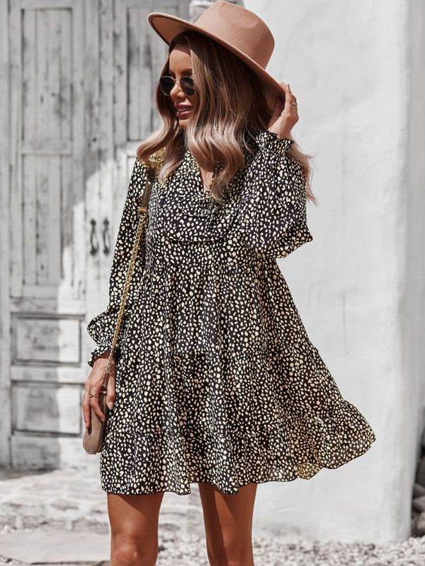 Printed long sleeve dress - Shop Style & More | Fresh Looks, Everyday Deals & Free Shipping