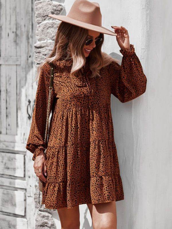 Printed long sleeve dress - Shop Style & More | Fresh Looks, Everyday Deals & Free Shipping
