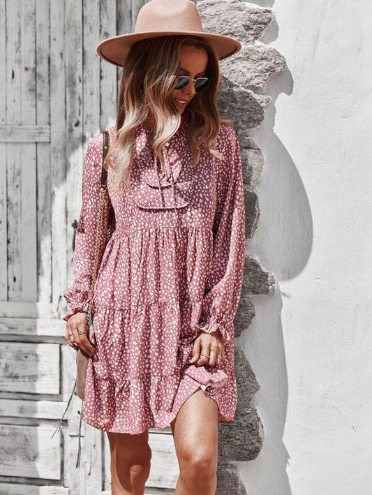 Printed long sleeve dress - Shop Style & More | Fresh Looks, Everyday Deals & Free Shipping