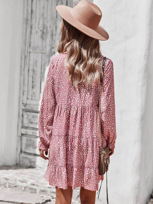 Printed long sleeve dress - Shop Style & More | Fresh Looks, Everyday Deals & Free Shipping