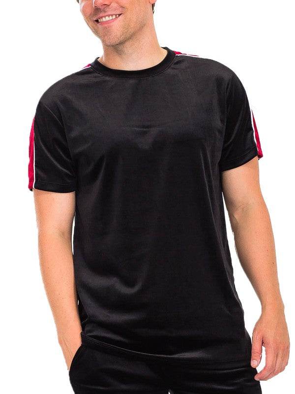 VELVET STRIPE TSHIRT - Shop Style & More | Fresh Looks, Everyday Deals & Free Shipping