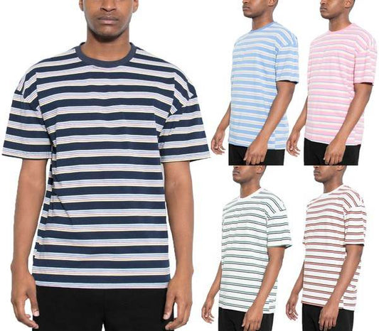 Striped Round Neck Tshirt - Shop Style & More | Fresh Looks, Everyday Deals & Free Shipping