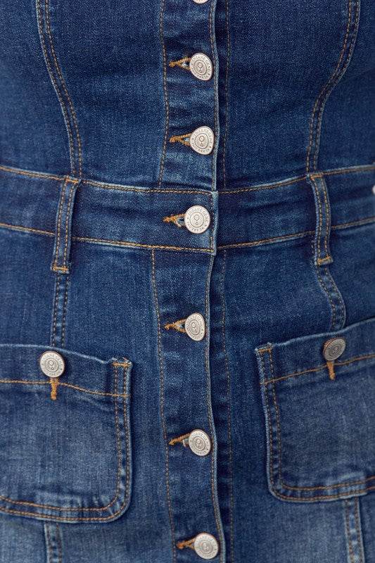 SUSPENDERS DENIM SKIRT - Shop Style & More | Fresh Looks, Everyday Deals & Free Shipping