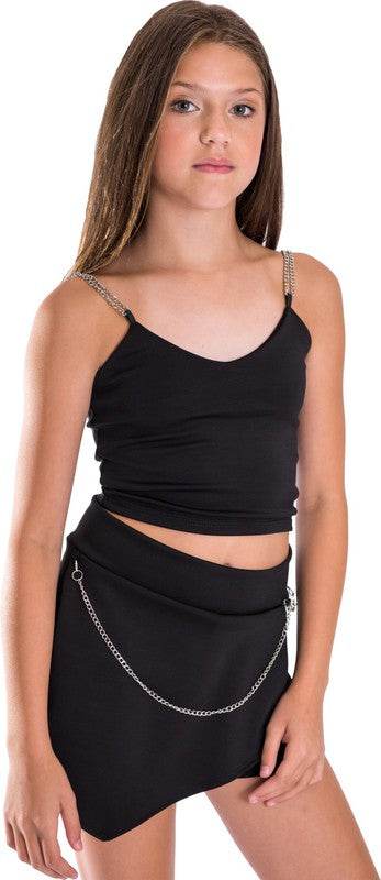 KIDS CHAIN CROP TOP AND SKIRT SET - Shop Style & More | Fresh Looks, Everyday Deals & Free Shipping